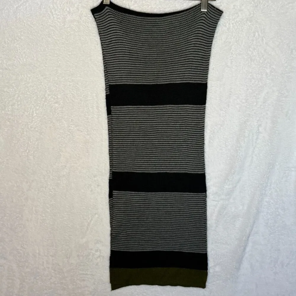 ECHO Men's/ Unisex Striped‎ Wool Blend Striped Scarf Winter, Comfy, Casual